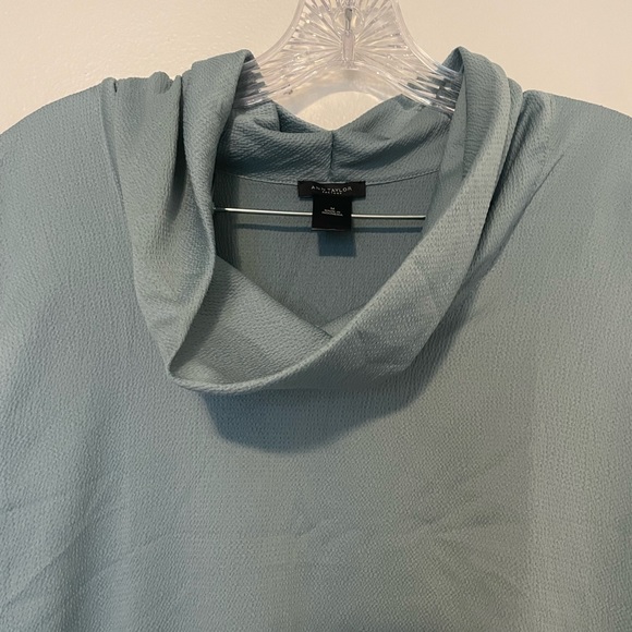 Ann Taylor Green Sleeveless Blouse - Picture 6 of 7